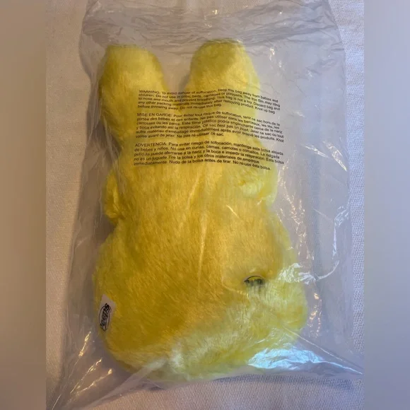 Peeps. Shaggy Yellow 15” Plush Bunny NWT - Picture 14 of 14